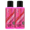 MANIC PANIC Cotton Candy Pink Hair Color - Amplified - (2PK) Semi Permanent Hair Dye - Bright Pink Cool Toned Color - Glows in Blacklight - Vegan, PP
