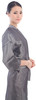 PERFEHAIR Salon Client Gown Robes Cape, Hair Salon Smock for Clients- Kimono Style (Grey)