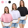 3 Pieces Makeup Capes for Clients Makeup Bibs Comb-out Beard Aprons Hair Dye Aprons Styling Shampoo Capes Hair Salon Shorty Cape Barber Short Smock f