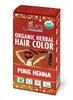 Jiva Organic Henna Powder For Hair - 100% Pure, Certified Organic Natural Hair Colorant - NO Chemicals, Kosher, Vegan, Cruelty Free