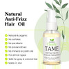 TAME Anti Frizz Smoothing Hair Styling Oil | Sulfate Free Leave In Hair Serum to Control Frizz, Add Shine for Curly, Frizzy, Dry Hair for Adults + Ki