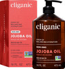 Cliganic Jojoba Oil Non-GMO, Bulk 16oz | 100% Pure for Skin, Hair & Face, Cold Pressed Natural Hexane Free - Hair Relaxer