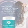 Pure Body Naturals Hair Mask, 8 Fluid Ounces - Argan Oil Deep Conditioning Treatment for Damaged Hair, Hair Growth, Curly Hair