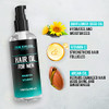 Viking Revolution Hydrating Hair Oil for Men - Mens Hair Oil Men with Vitamin E Dry Hair Oils with Argan Oil - Sunflower Seed Oil Hair Serum Repair,