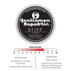 Gentlemen Republic 8oz Stiff Hair Pomade - Lightweight All-Day Hold with High Shine Finish, Alcohol-Free and Paraben-Free Formula, Suitable for Thick