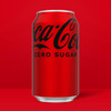 Coca-Cola Zero Sugar Soda, 12 fl oz Cans, 12 Pack - Classic Cola Soft Drink Fridge Pack