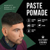 Victory Crown Paste Pomade Medium Hold & Medium Shine Natural Hair Styling Paste for Textured & Refined Looks, 3.4 Oz
