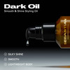 Sebastian Professional Dark Oil Lightweight Hair Styling Oil | Infused with Sandalwood, Cedarwood, & Argan Oils | Travel Size, 1 fl oz