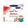 QuikTea Instant Masala Chai Tea Latte  10 Count, Classic Latte with a Hearty Mix of Traditional Chai Spices, Low Caffeine, No Artificial Colors, Fla