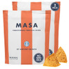 MASA CHIPS - Tortilla Chips Snack Pack - Seed Oil Free, Naturally Grown Corn Chips - Low Carb Snacks - Made with Grass Fed Tallow & Sea Salt - 2 Pack