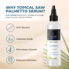 HAIRMETTO Saw Palmetto Extract Serum for Hair Loss, Hair Growth Serum with Stinging Nettle, Rosemary Oils and Peppermint Scent, Hair Serum for Men an