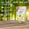 SOL SIMPLE Regenerative Organic Certified, Dried Banana | 6oz Snack Pack | One Ingredient | Vegan | Non-GMO | No Added Sugar | Dried Fruit No Sugar
