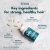 Essential Elements® Hair Hero - Hair Vitamins for Men - Broad-Spectrum Support with 5000 mcg Biotin - 60 Count - 30 Servings (2-Pack)