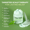 Roycederm Tea Tree Scalp Scrub  Pre-Shampoo Exfoliating Treatment for Dry, Flaky Scalp  Deep Cleansing, Refreshing & Balancing Formula for Healthy-