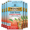 Twinings English Classic Cold Brew Iced Tea Bags, 20 Count (Pack of 6), Unsweetened Black Tea, Caffeinated, 120 Teabags