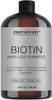 First Botany Cosmeceuticals, Hair Regrowth and Anti Hair Loss Shampoo 16 fl oz, with DHT blockers- Daily Hydrating, Detoxifying, Volumizing Shampoo F