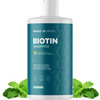 Volumizing Biotin Shampoo for Thinning Hair - Thin Hair Shampoo with Peppermint Argan and Essential Oils for Hair Care - Vegan Sulfate Free Shampoo f