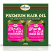 Difeel Biotin Growth & Curl Premium Hair Oil 7.1 oz. - Deluxe 2-PC Gift Set