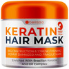 Keratin Hair Mask - Sulfate Free Hydrating Deep Conditioner Treatment for Dry, Damaged and Split Ends - Moisture for Frizzy and Curly Hair - For Wome