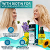 Biotin Hair Thickening Serum for Men and Women - Intense Strengthening Treatment Product with Natural Botanical Oil Blend to Help Boost Thin Hair - R