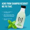 Teenology Teen Shampoo  Avoid Acne Breakouts, Non-Comedogenic, For Dry & Oily Scalps, Sulfate & Paraben Free, Natural Botanical Extracts, for Clear