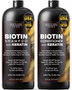 Biotin Shampoo and Conditioner Set with Keratin - Sulfate-Free Advanced Anti-Thinning, Hair Growth Shampoo and Conditioner Combo Repair Formula - wit
