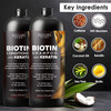 Biotin Shampoo and Conditioner Set with Keratin - Sulfate-Free Advanced Anti-Thinning, Hair Growth Shampoo and Conditioner Combo Repair Formula - wit