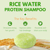 Muun Rice Water Shampoo and Conditioner Bar Pack 3 - Hair Growth, Thickening, Strengthening, Anti Hair Loss, Volumize & pH Balanced - Sulfate & Silic