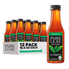 Pure Leaf Iced Tea, Unsweetened Real Brewed Tea, Zero Sugar & Zero Calories, 18.5 Fl Oz (Pack of 12)