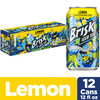 Brisk Lemon Iced Tea, 12 Fl Oz Cans (Pack of 12)