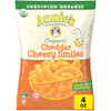 Annie's Organic Cheddar Cheesy Smiles, Baked Corn Puffs, Gluten Free, 4 oz