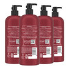 TRESemmé Shampoo 4 Pack Keratin Smooth Transforming Unruly Hair, Formulated with Lamellar-Discipline, 28 Fl Oz