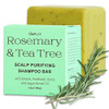 Rosemary & Tea-Tree Scalp Clarifying Shampoo Bar with Keratin, Panthenol, Biotin and Argan-Oil (5.2oz) | Sulfate Free, All Natural, Hair Moisturizing
