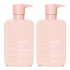 MONDAY HAIRCARE Smooth Shampoo + Conditioner Bathroom Set (2 Count) 12 oz Each For Frizzy, Coarse & Curly Hair Made with Coconut Oil, Shea Butter & V