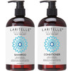 Laritelle Organic Hair Care Set Silk Velvet: Shampoo 17.5 oz + Conditioner 16 oz