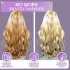 Purple Shampoo - Toner for Blonde Hair - Sulfate and Paraben Free - More Balanced Color Treated, Bleached, Silver, White and Gray Hair - No More Oran