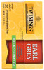 TWININGS TEA, TEA,DECAF,EARL GREY 20 BAG