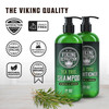 Viking Revolution Tea Tree Shampoo and Conditioner Set - Hydrates, Moisturizes & Soothes Dry and Itchy Scalps - With Natural Tea Tree Oil - 17 oz