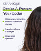 Keranique Shampoo and Conditioner for Damaged Hair - Anti-Breakage, Damage Control Set for Thinning Hair - Intense Repair, Deep Conditioning, Anti-Ha