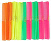 7 inch All Purpose Hair Comb. Hair Cutting Combs. Barbers & Hairstylist Combs. Neon Mix. 12 Units.