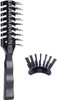 Mens Vented Hair Brush for Blow Drying, Anti Static Vent Hairbrush for Styling Fine, Curly, Wavy, Wet or Dry Hair