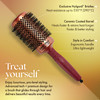 Olivia Garden HeatPro Round Thermal Brush - Not Electrical - Professional Blowout Brush for Normal to Thick Hair - Heat Resistant Up to 550°F