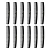Allegro Combs 415 All Purpose Hair Combs Hair Styling combs Black Combs 12 Pcs.