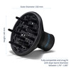 Bio Ionic Universal Diffuser - Fast-Drying Hair Dryer Attachment for Frizz Control & Shine - Fits 2.25" Blow Dryers - Professional Styling Tool for A