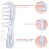 Rene of Paris Wide Tooth Detangling Comb - Hair & Wig Lift Styling Tool