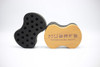 Nudred Wooden Interchangeable Hair Sponges for Black Men & Women With Afro, Natural Hair, Twisting & Curl Sponge Hair Brush, Large and Small Holes fo