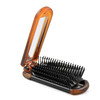 Travel Hair Brush for Women, Mini Folding Hair Brush for Wet & Dry, Ultrasoft Small Pocket Mirror Brush for All Hair Types