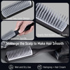 SalonSilk Hair Brush for Men, 5PCS Men Hair Brush & Styling Comb Set, Professional Barber Tools for All Hair Types, Perfect for Styling, Grooming, an