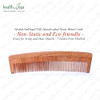 HealthAndYoga PureTress Handcrafted Neem Wood Comb - Non-Static and Eco-Friendly Fine Tooth Comb for Men and Women - Soothing Scalp and Hair Health