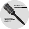 Sam Villa Signature Nylon and Boar Bristle Hair Brush Thermal Round Styling Brush
